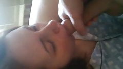 Amateur homemade blowjob with sexy russian girl Masha