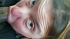 Car blowjob at work #2