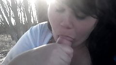 Deepthroat Queen, Outdoor BJ, New Cock Ring, & Cumshot