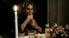 Vintage blow job from maid under table