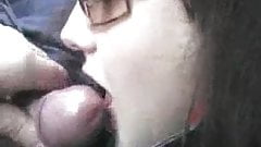 Car blowjob for the very first time