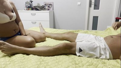 4K . Sensual Blowjob Close Up and Cum In Mouth with my stepsis